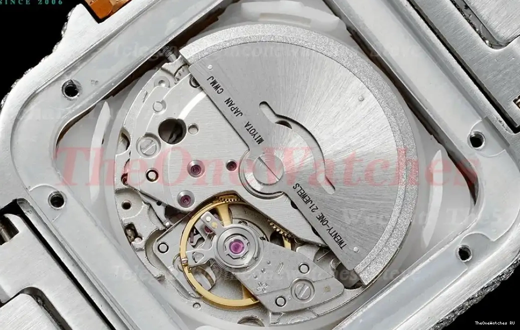 Santos 40mm SS XL 100 Rmn SS RG Mens AMG Dia MY9015 0612